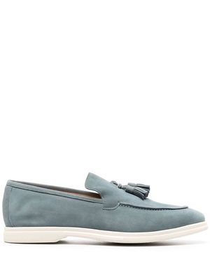Eleventy tassel-detail almond-toe loafers - Blue