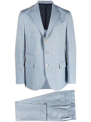 Eleventy two-piece single-breasted suit - Blue