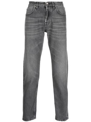 Eleventy washed straigh-leg jeans - Grey