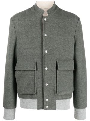 Eleventy wool bomber jacket - Grey