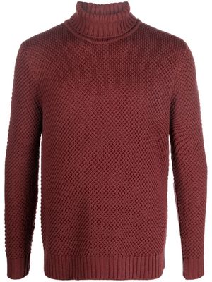 ELEVENTY wool roll neck sweater - Red