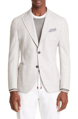 Eleventy Wool Sport Coat in Light Grey