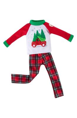 Elf on the Shelf Claus Couture Collection Tree Farm PJs in Multi