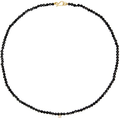 ELHANATI Black Lucinda Diamond Necklace