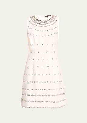 Eliana Sleeveless Bead & Sequin Mini Dress
