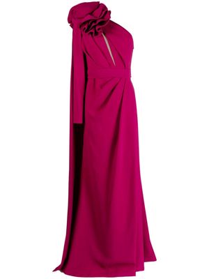 Elie Saab Cady flower-detailing dress - Pink
