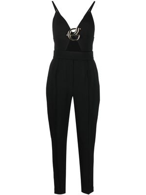 Elie Saab cut-out detailed jumpsuit - Black