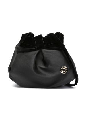 ELIE SAAB JUNIOR bow-detail faux-leather bag - Black
