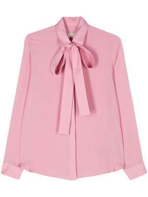 Elie Saab long-sleeve silk shirt - Pink