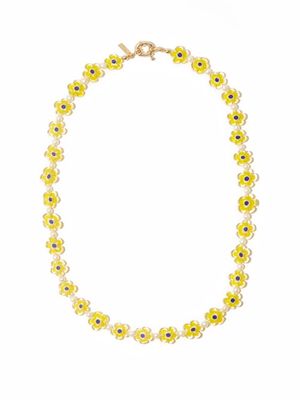 Éliou - Trini Millefiori Glass & Gold-plated Necklace - Mens - Yellow