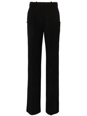 Elisabetta Franchi crepe straight-leg trousers - Black