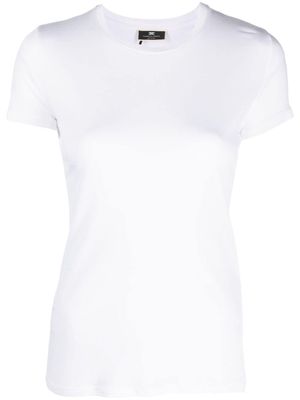 Elisabetta Franchi crossbody-chain short-sleeved T-shirt - White