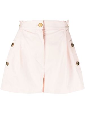 Elisabetta Franchi decorative-button detail shorts - Pink