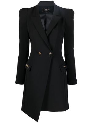 Elisabetta Franchi double-breasted blazer dress - Black