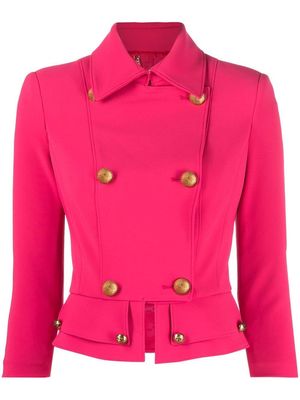 Elisabetta Franchi double-breasted jacket - Pink