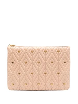 Elisabetta Franchi Étoile clutch bag - Neutrals