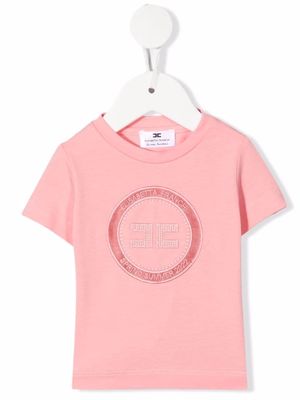 Elisabetta Franchi La Mia Bambina logo-appliqué T-shirt - Pink