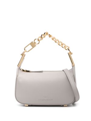 Elisabetta Franchi logo-debossed mini bag - Grey