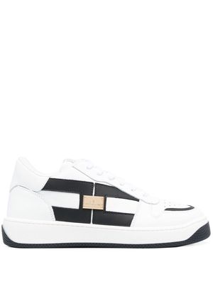 Elisabetta Franchi low-top lace-up sneakers - White