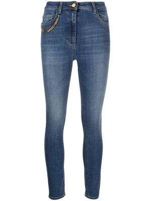 Elisabetta Franchi mid-rise skinny-cut jeans - Blue