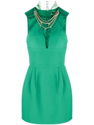 Elisabetta Franchi multi-panel sleeveless dress - Green