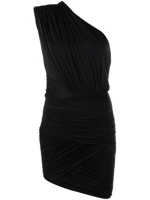 Elisabetta Franchi one-shoulder mini dress - Black