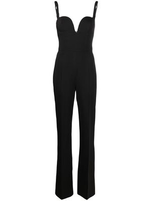 Elisabetta Franchi sweetheart-neck jumpsuit - Black