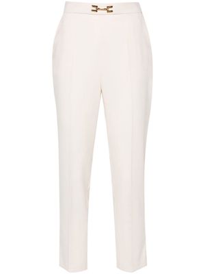 Elisabetta Franchi tailored cropped trousers - Neutrals