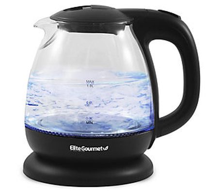 Elite Gourmet 1L Electric Glass Water Kettle