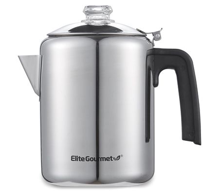 Elite Gourmet 8-Cup Classic Stovetop Coffee Per colator