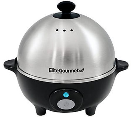 Elite Platinum Egg Cooker with Stainless Steel Egg Tray & Lid