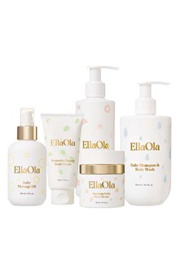 EllaOla The Baby's All Around Skin Care Set in White