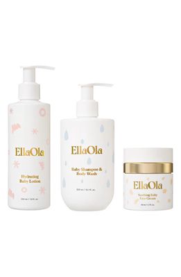EllaOla The Basics 3-Piece Skincare Bundle in White