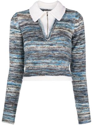 Elleme knitted long-sleeve top - Grey