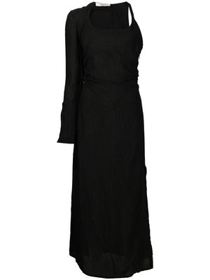 Elleme one-sleeve maxi dress - Black