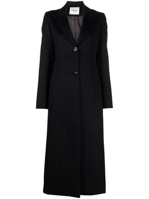 Elleme single-breasted tailored coat - Black