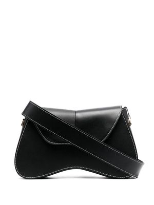 Elleme Space leather shoulder bag - Black