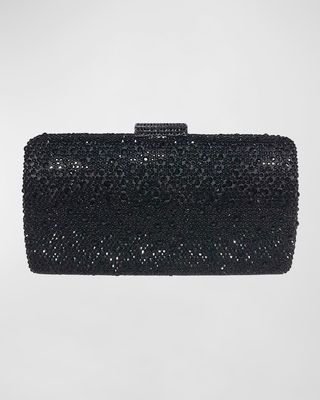 Ellen Crystal-Embellished Clutch Bag