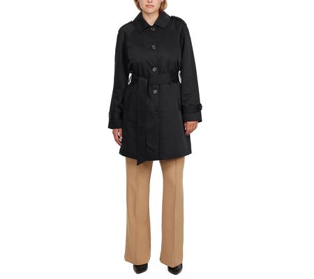 Ellen Tracy Women's Classic Trench with Polyfil l Insulation