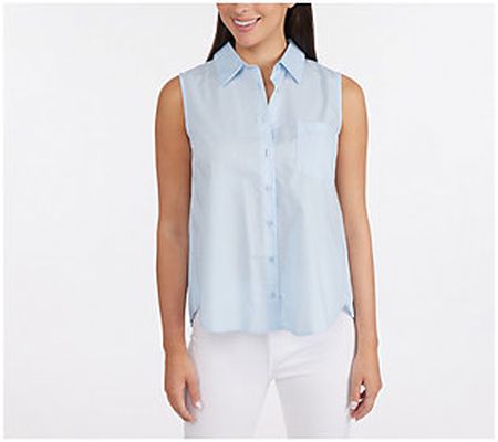 Ellen Tracy Women's Shirt with Pleated Back
