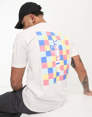 ellesse Chello t-shirt with multi color back print in white