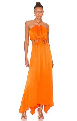 ELLIATT Visitant Maxi Dress in Orange