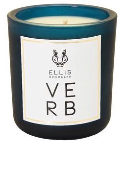 Ellis Brooklyn Verb Terrific Scented Candle in Blue.