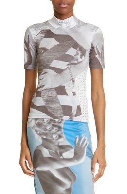 ELLISS Reach to the Sky Jersey T-Shirt in Print Multi