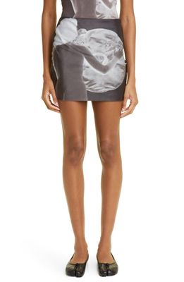 ELLISS Surreal Creature Recycled Polyester Miniskirt in Print Multi