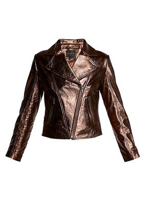 Elodie Upcycled Leather Jacket