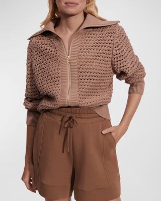 Eloise Full-Zip Knit Jacket