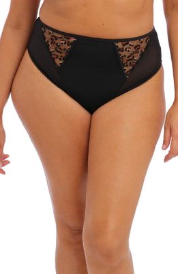 Elomi Namrah High Cut Briefs in Black