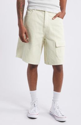 Elwood Baggy Corduroy Shorts in Pearl 