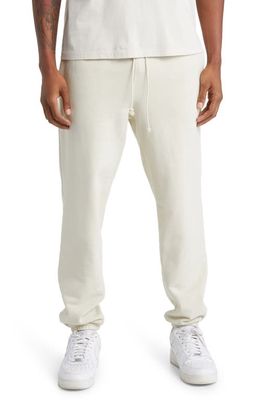 Elwood Men's Core French Terry Sweatpants in Vintage Chalk